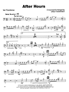 After Hours - 1st Trombone 