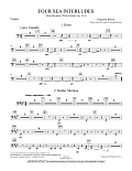 Four Sea Interludes (from the opera "Peter Grimes") - Timpani