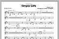 Simple Gifts - Eb Alto Clarinet
