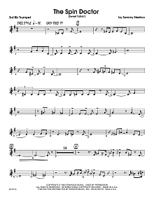 The Spin Doctor (Sweet Talkin') - 3rd Bb Trumpet 