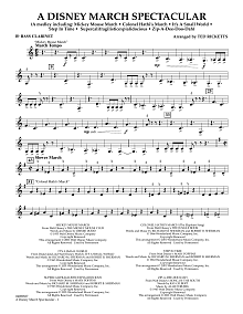 A Disney March Spectacular - Bb Bass Clarinet 