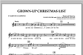 Grown Up Christmas List (with Optional Vocal Solo) - Eb Baritone Saxophone