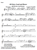 All Glory, Laud, And Honor (with Hosanna, Loud Hosanna) - Flute 1