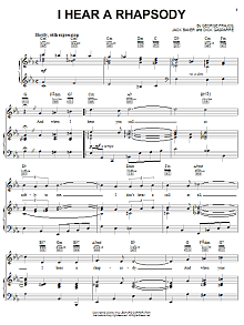 I Hear A Rhapsody 