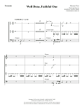 Well Done, Faithful One - Percussion