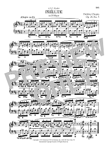 Prélude in D Major, Op. 28, No. 5 