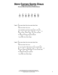 Here Comes Santa Claus (Right Down Santa Claus Lane) (arr. Fred Sokolow)