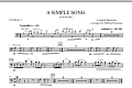 A Simple Song (from Mass) - Trombone 1