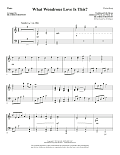 What Wondrous Love Is This? (arr. Heather Sorenson) - Piano