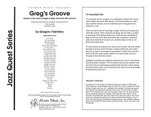 Greg's Groove - Full Score 