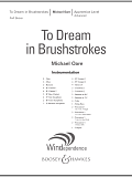 To Dream in Brushstrokes - Conductor Score (Full Score)