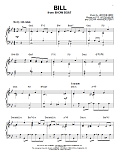 Bill (arr. Brent Edstrom)