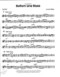 Bottom Line Blues - Solo Sheet