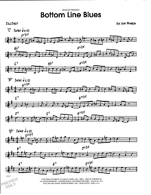 Bottom Line Blues - Solo Sheet 