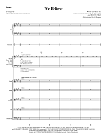 We Believe - Full Score
