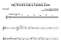 Thy Word Is Like A Garden, Lord - Bb Trumpet