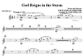 God Reigns In The Storm - Flute 1 & 2