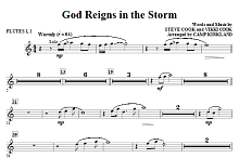 God Reigns In The Storm - Flute 1 & 2 