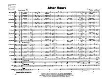 After Hours - Full Score 