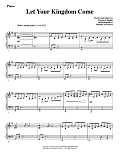 Let Your Kingdom Come - Piano
