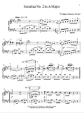Sonatina No. 2 In A Major