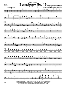 Symphony No. 16 (First Movement) - Cello 