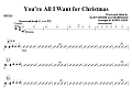 You're All I Want for Christmas - Drums