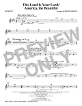 This Land Is Your Land/America, The Beautiful - Bb Trumpet 2
