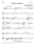 Have You Not Known? - Flute