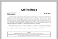 Off The Hook - Guitar/ Rhythm