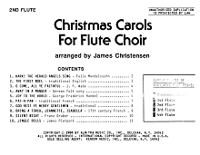 Christmas Carols For Flute Choir (2nd Flute) 