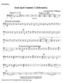 God And Country Celebration (Medley) - Alto Sax (Horn sub) 