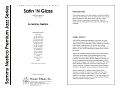 Satin 'n Glass - Full Score