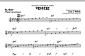 Vehicle - C Solo Sheet