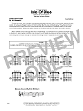 Isle Of Blue (based on the chord changes to "Blue Bossa") - Guitar Chord Chart