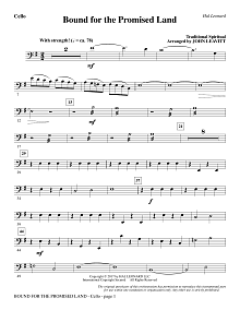 Bound for the Promised Land - Cello 
