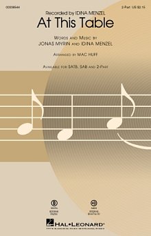 At This Table (arr. Mac Huff) 