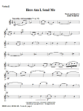 Here Am I, Send Me - Violin 2