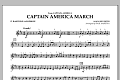 Captain America March - Eb Baritone Saxophone