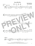 Love Me Do (from The Daily Ukulele) (arr. Liz and Jim Beloff)