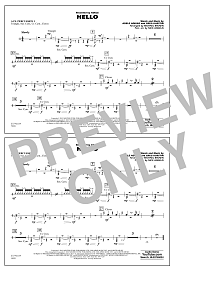 Hello - Aux. Percussion 1 