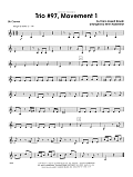 Trio #97, Movement 1 (arr. Kevin Kaisershot) - Bb Clarinet