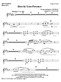 Here In Your Presence - Alto Sax (Horn sub)