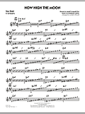 How High The Moon - Bb Solo Sheet