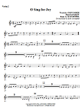 O Sing For Joy! - Violin 2