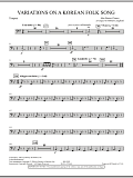 Variations on A Korean Folk Song - Timpani