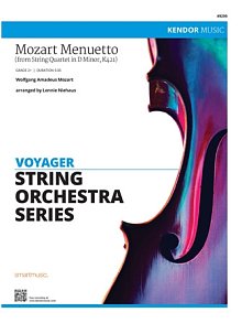 Mozart Menuetto (from String Quartet in D Minor, K421) (arr. Lennie Niehaus) - Full Score 
