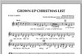 Grown Up Christmas List (with Optional Vocal Solo) - Bb Bass Clarinet