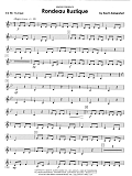 Rondeau Rustique - 3rd Bb Trumpet
