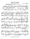 Piano Sonata No. 28 In A Major, Op. 101